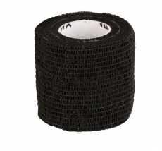 Selbstklebende Bandage EquiLastic  schwarz, 5 cm