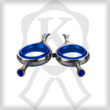 Pudelschere mit Knopf