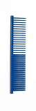 Metallkamm Bymilo, Combi M&G, 15,5 cm, Blau