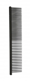Metallkamm Combi, Roundback-Black, 18,5 cm, M&G