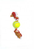 Seil mit Tennisball-mittig